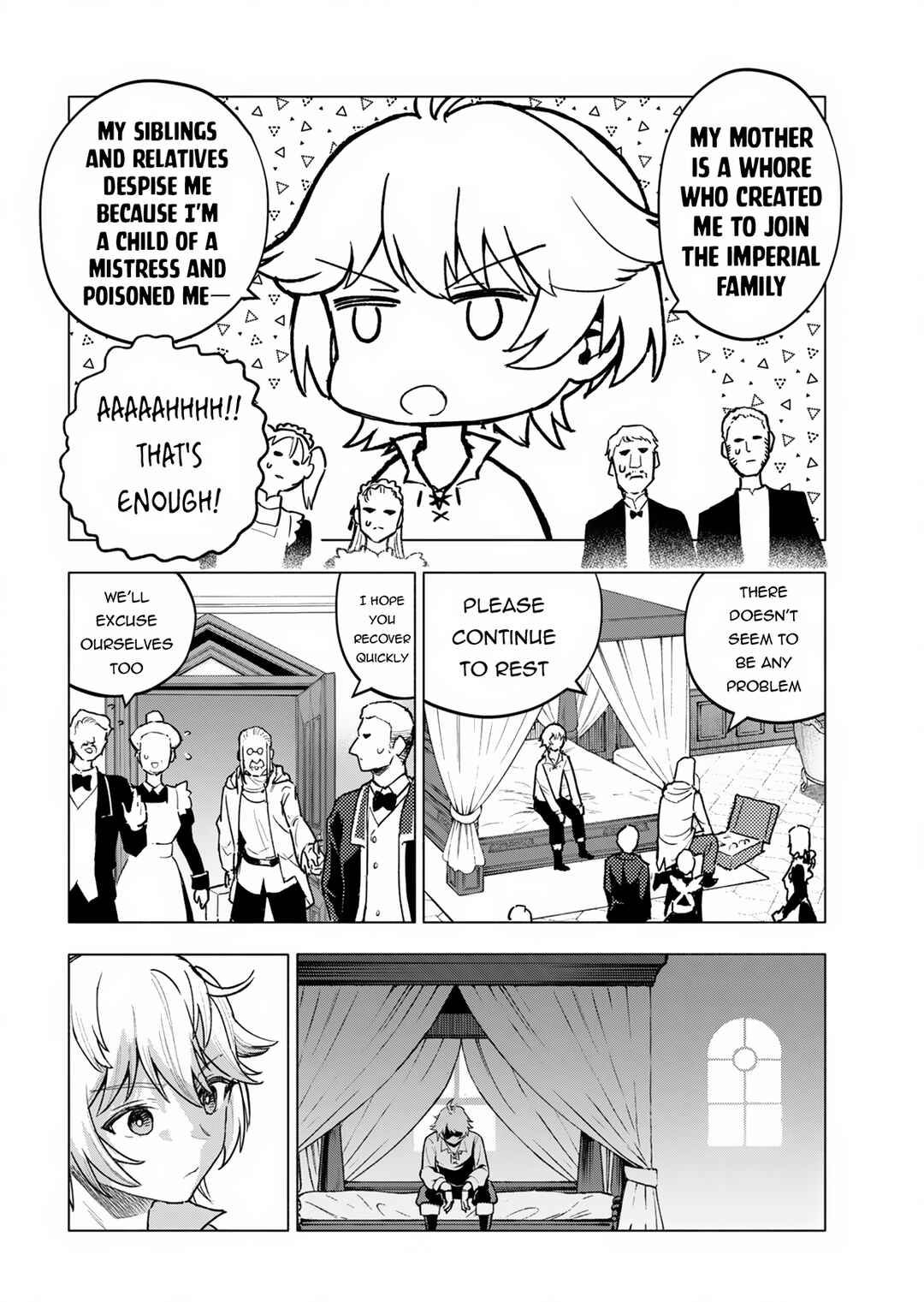Tada no Murabito no Boku ga, Sanbyakunen-mae no Boukun Ouji ni Tensei Shite Shimaimashita: Zense no Chishiki de Ansatsu Flag o Kaihi Shite, Odayaka ni Ikinokorimasu! Chapter 1 - Page 8