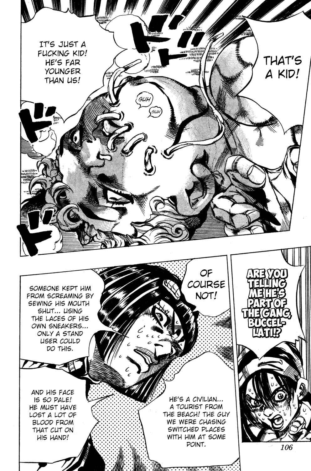 JoJo no Kimyou na Bouken: Part 5 - Ougon no Kaze Chapter 110 - Page 17