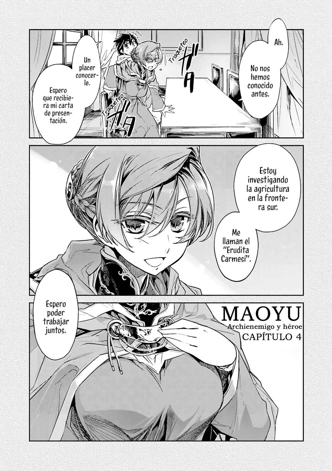MAOYU : Archenemy and Hero “Become mine, Hero” “I refuse!” Chapter 4 - Page 3