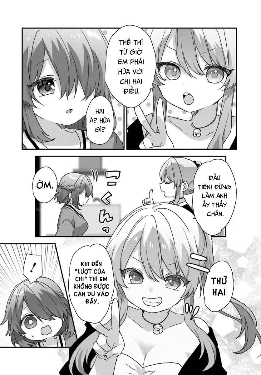 Daigaku Nyuugakuji Kara Uwasa Sareteita Bishoujo San Shimai, Ikiwakareteita Gimai Datta. Chapter 11 - Page 11
