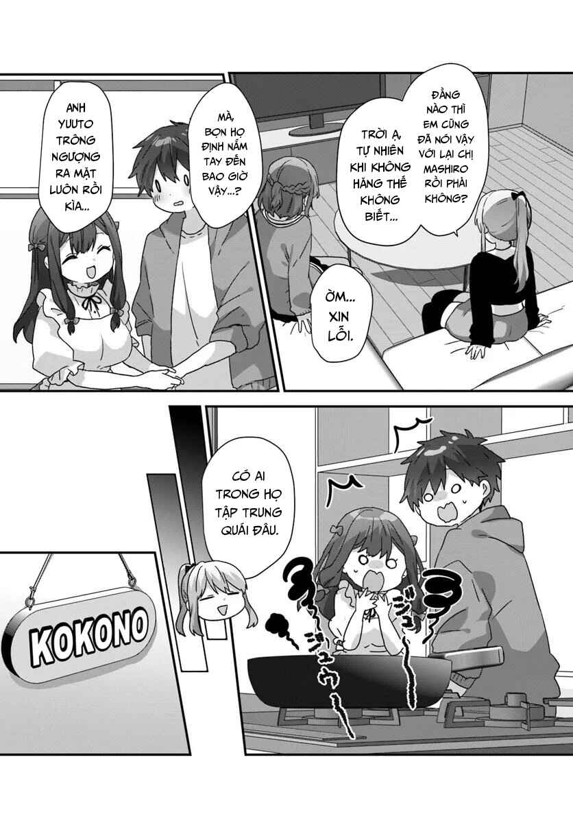 Daigaku Nyuugakuji Kara Uwasa Sareteita Bishoujo San Shimai, Ikiwakareteita Gimai Datta. Chapter 11 - Page 12