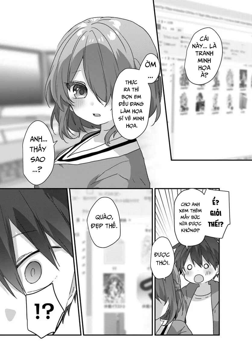 Daigaku Nyuugakuji Kara Uwasa Sareteita Bishoujo San Shimai, Ikiwakareteita Gimai Datta. Chapter 11 - Page 14