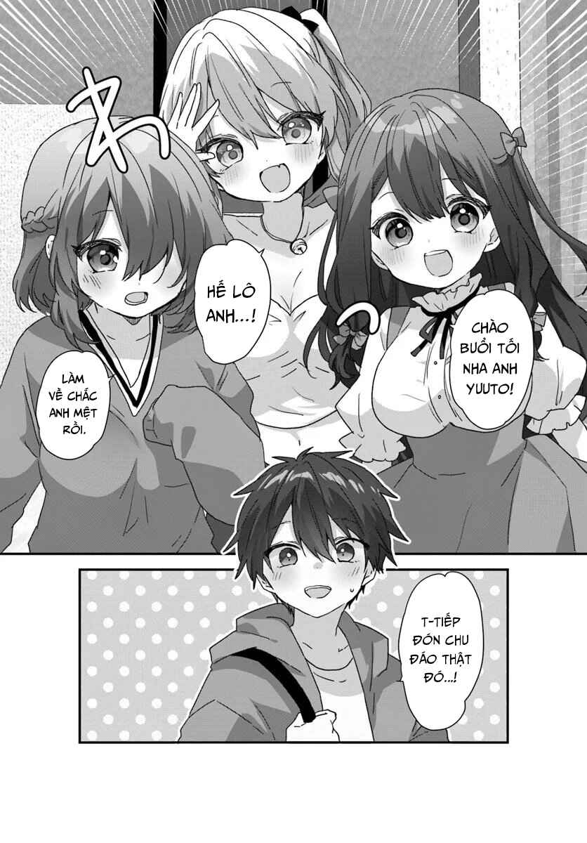Daigaku Nyuugakuji Kara Uwasa Sareteita Bishoujo San Shimai, Ikiwakareteita Gimai Datta. Chapter 11 - Page 2