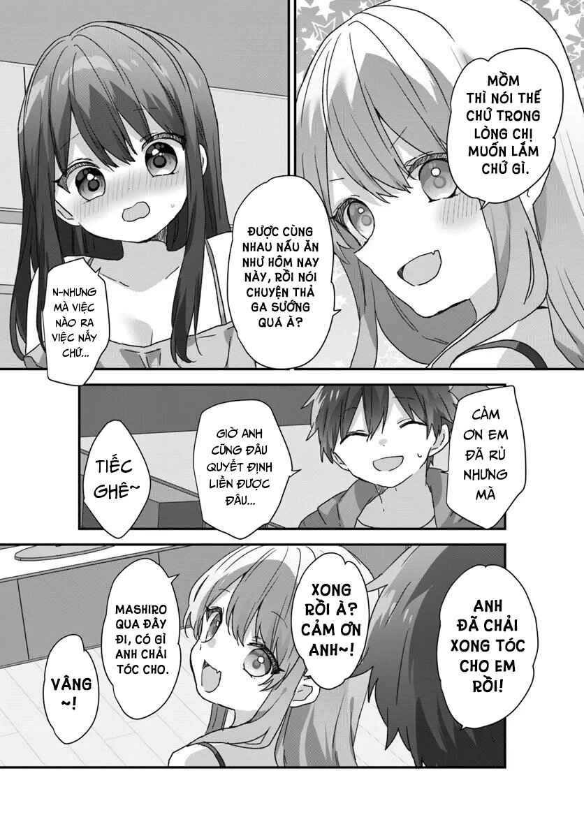 Daigaku Nyuugakuji Kara Uwasa Sareteita Bishoujo San Shimai, Ikiwakareteita Gimai Datta. Chapter 11 - Page 22