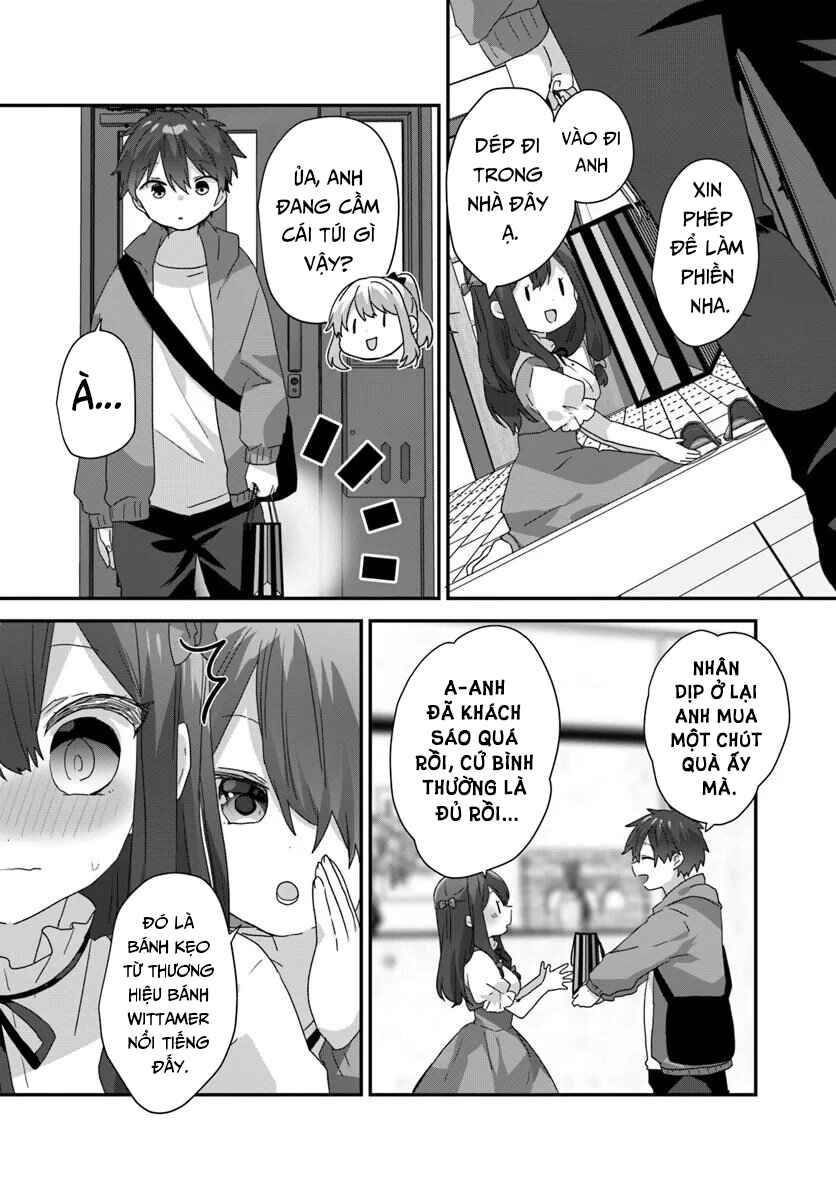 Daigaku Nyuugakuji Kara Uwasa Sareteita Bishoujo San Shimai, Ikiwakareteita Gimai Datta. Chapter 11 - Page 4