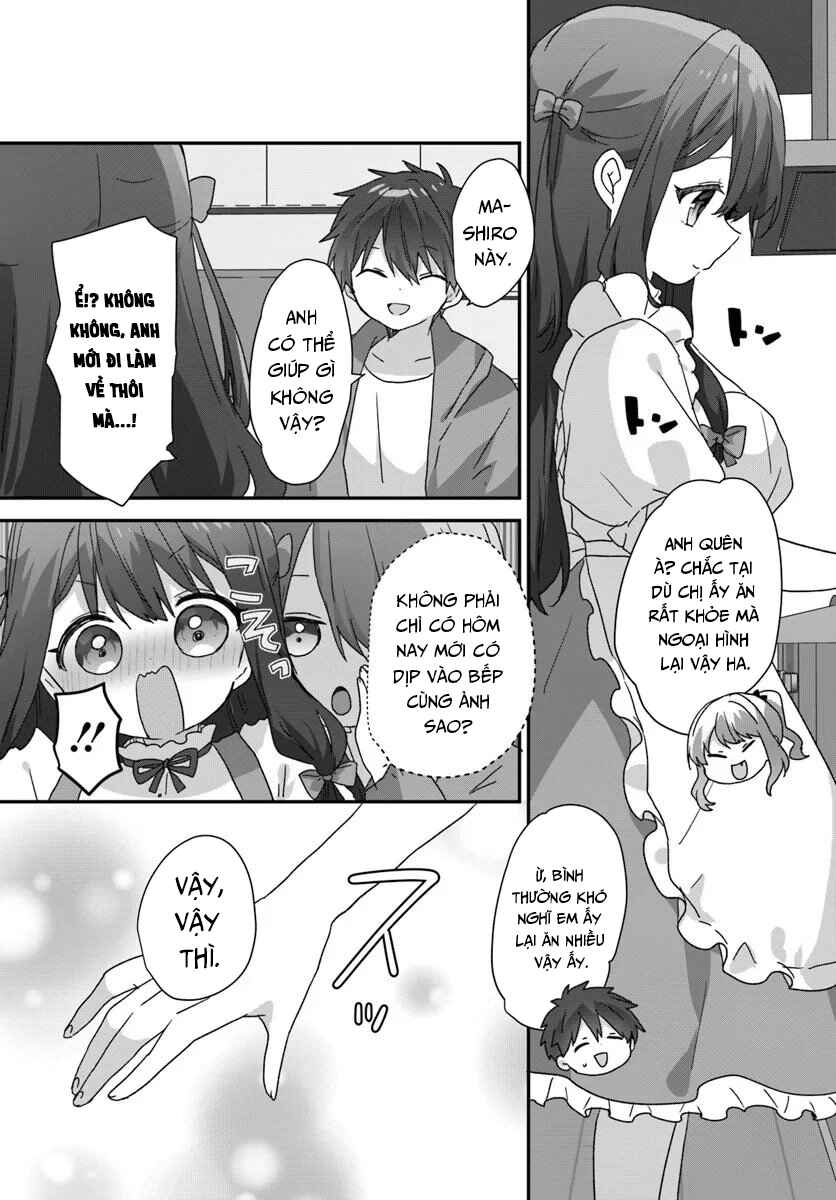 Daigaku Nyuugakuji Kara Uwasa Sareteita Bishoujo San Shimai, Ikiwakareteita Gimai Datta. Chapter 11 - Page 7