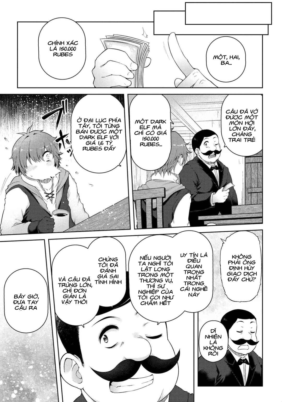 Ie ga Moete Jinsei dou demo Yoku Natta kara, Nokotta Nakenashi no Kane de Dark Elf no Dorei o Katta Chapter 1 - Page 29