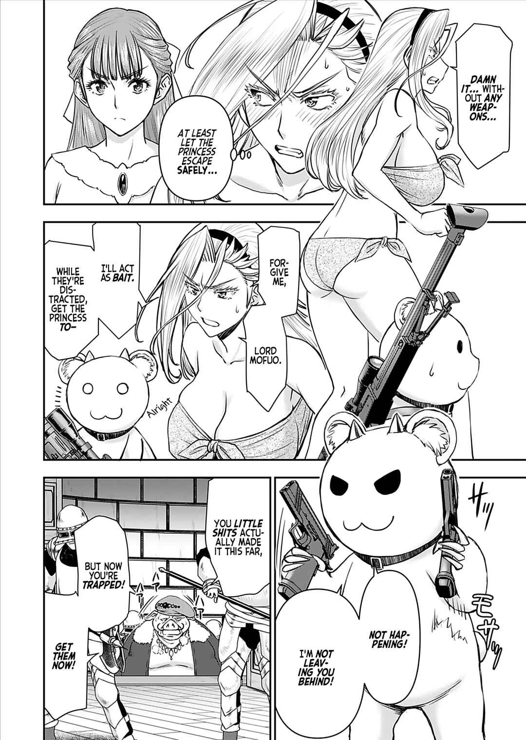 Isekai Sniper wa Onna Senshi no Mofumofu Aigan Doubutsu Chapter 17 - Page 4