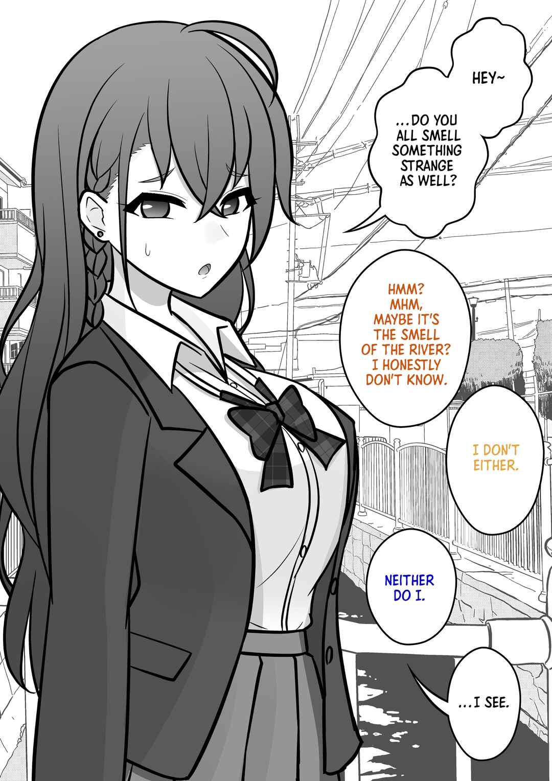 Danjo-hi 1:39 no Heikou Sekai wa Omoi no Hoka Futsuu Chapter 46 - Page 1