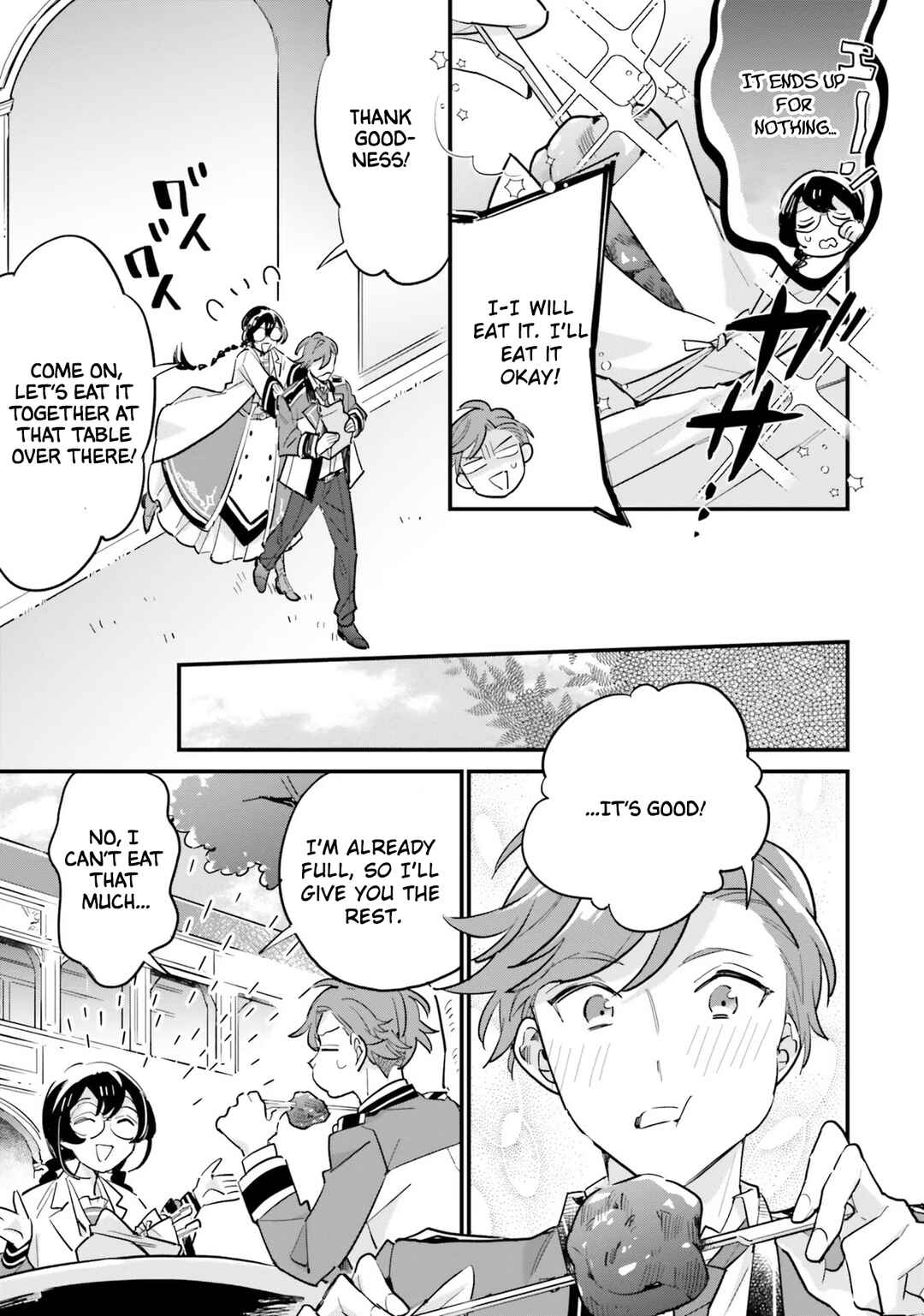 Yowaki MAX Reijou nanoni, Ratsuwan Konyakusha-sama no Kake ni Notte Shimatta Chapter 15.2 - Page 4