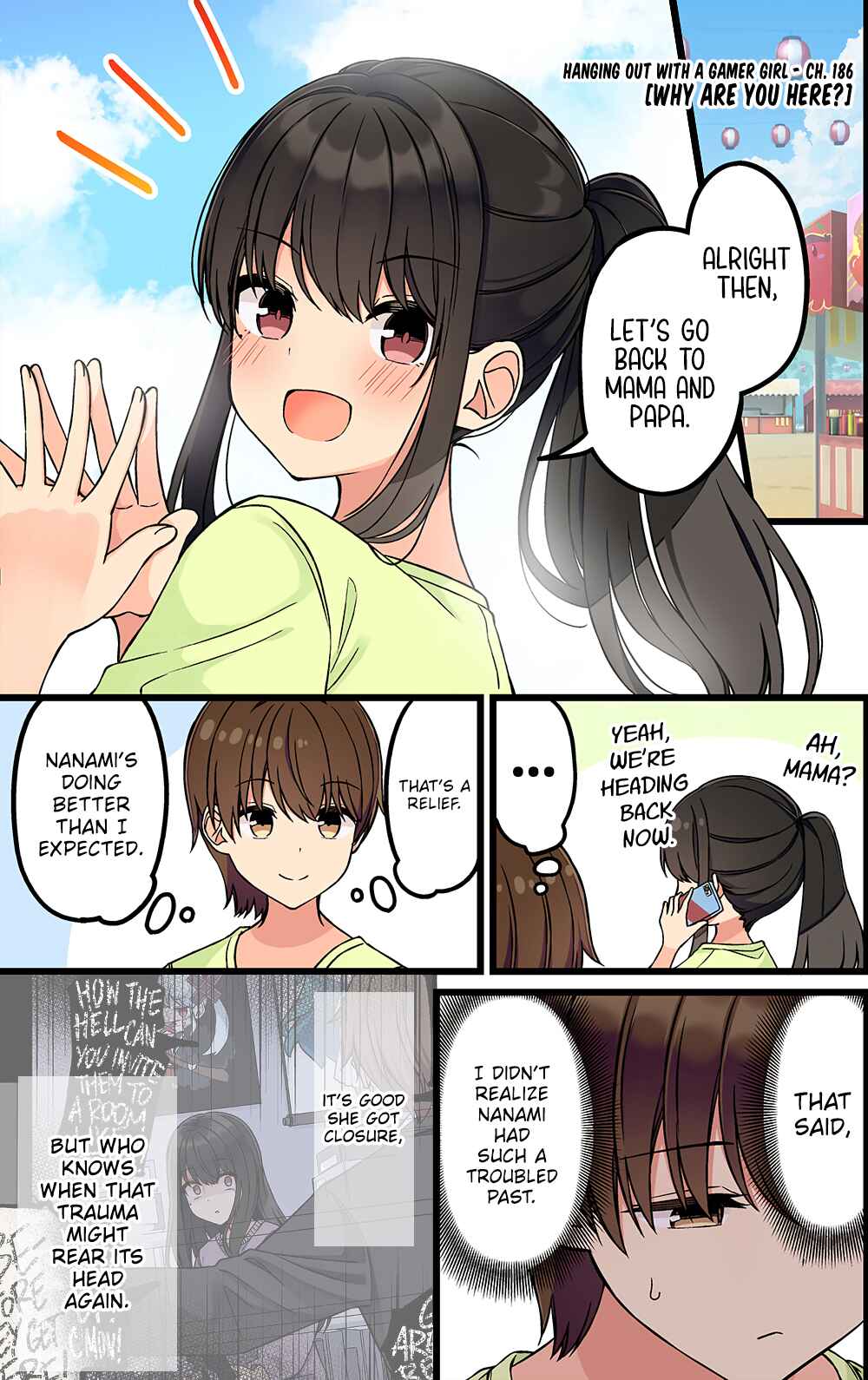 Real mo Tama ni wa Uso o Tsuku Chapter 186 - Page 1