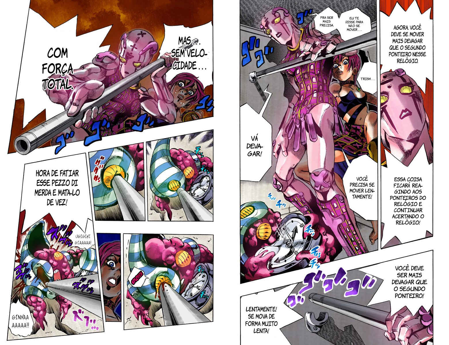 JoJo no Kimyou na Bouken: Part 5 - Ougon no Kaze Color-ban Chapter 99 - Page 10