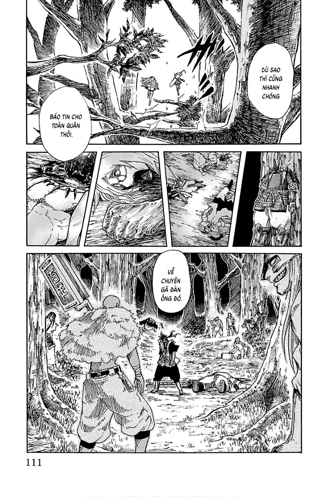 Mukade: 100 humans vs 1 gorilla Chapter 3 - Page 6