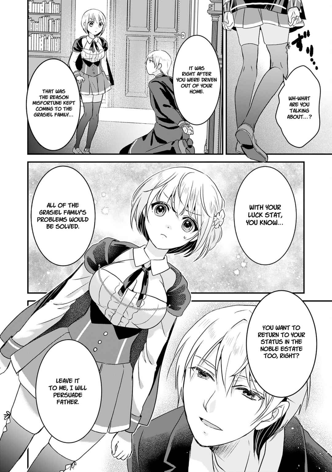 Koun-chi 999 no Watashi, Sokushi Mahou ga Zettai ni Seikou suru no de Sekai Saikyou desu: Mahou-chi 1 de Tsuihousaremashita ga, Kakuritsu Cheat de Moriagaru Chapter 17 - Page 32