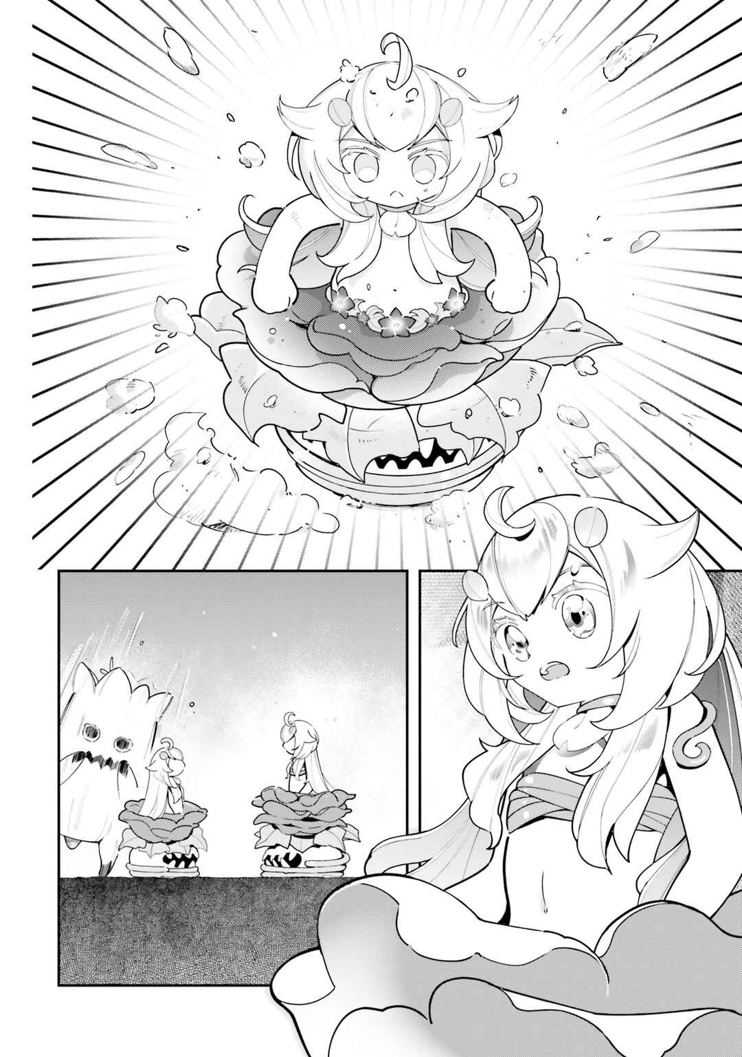 Shokubutsu Monster Musume Nikki: Seijo datta Watashi ga Uragirareta Hate ni Alraune ni Tensei Shite Shimatta node, kore kara wa Kougousei o Shinagara Shizuka ni Shokubutsu Life o Sugoshimasu Chapter 22 - Page 13