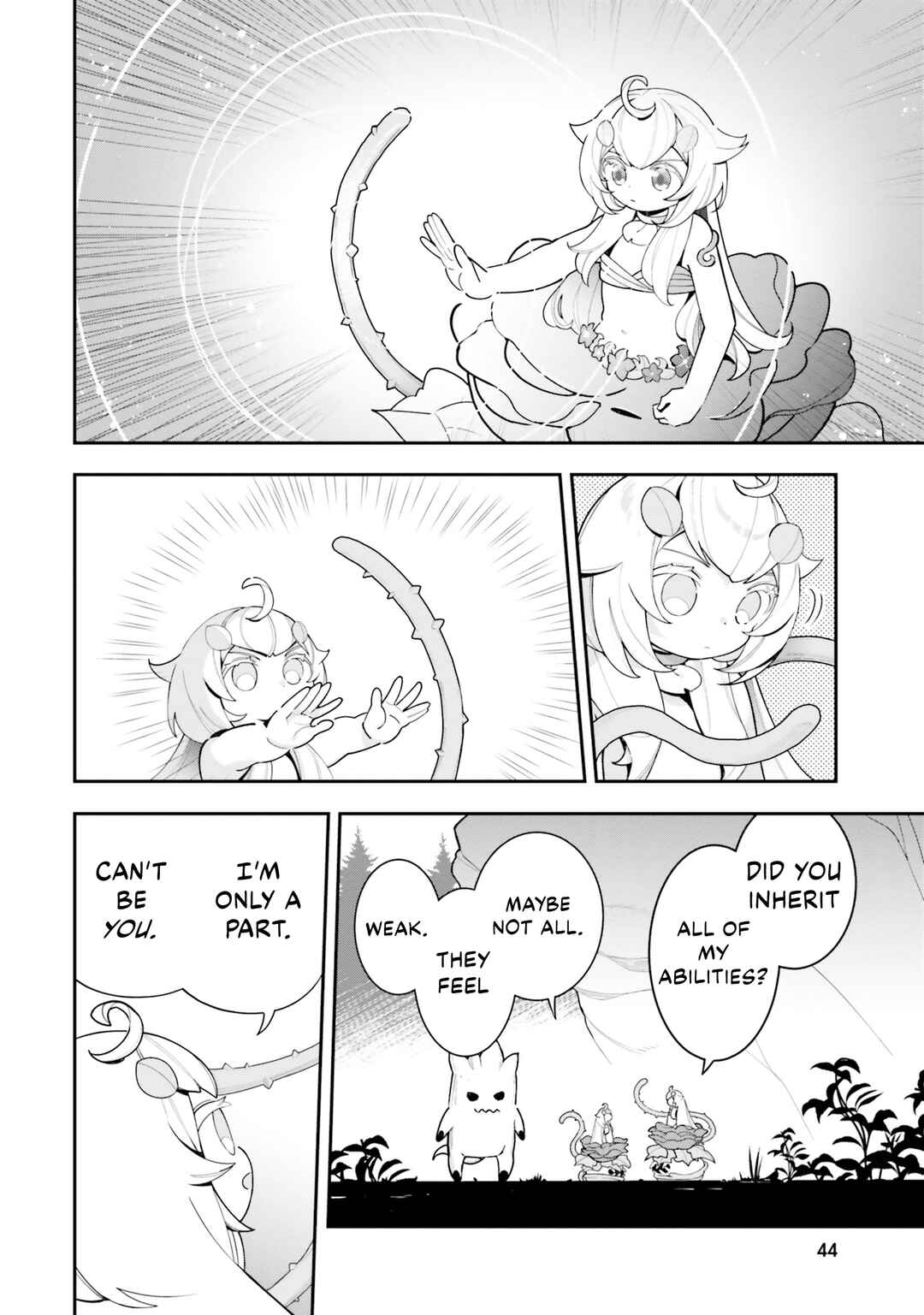 Shokubutsu Monster Musume Nikki: Seijo datta Watashi ga Uragirareta Hate ni Alraune ni Tensei Shite Shimatta node, kore kara wa Kougousei o Shinagara Shizuka ni Shokubutsu Life o Sugoshimasu Chapter 22 - Page 15