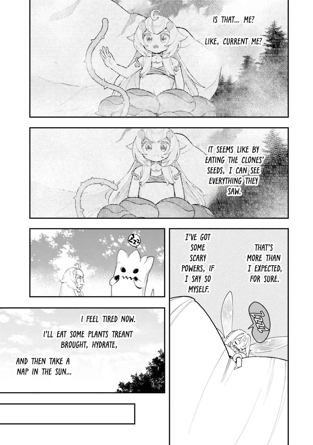 Shokubutsu Monster Musume Nikki: Seijo datta Watashi ga Uragirareta Hate ni Alraune ni Tensei Shite Shimatta node, kore kara wa Kougousei o Shinagara Shizuka ni Shokubutsu Life o Sugoshimasu Chapter 22 - Page 20