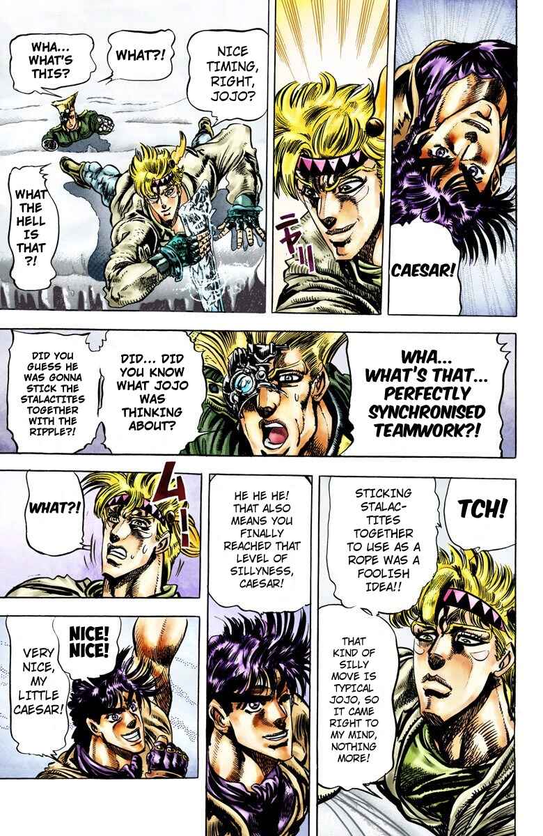 JoJo no Kimyou na Bouken: Part 2 - Sentou Chouryuu Color-ban Chapter 43 - Page 15