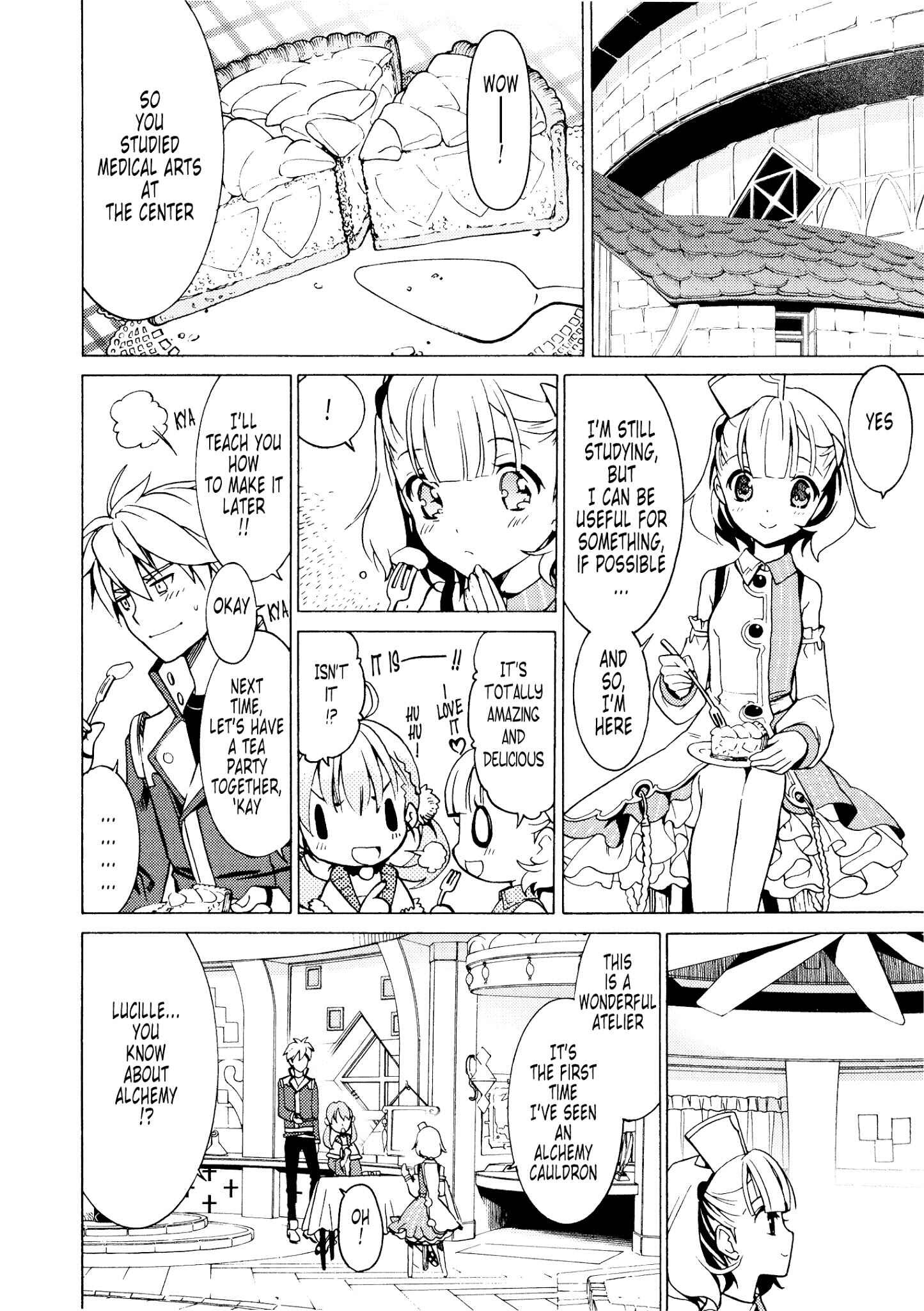 Escha & Logy no Atelier - Tasogare no Sora no Renkinjutsushi Chapter 4 - Page 14