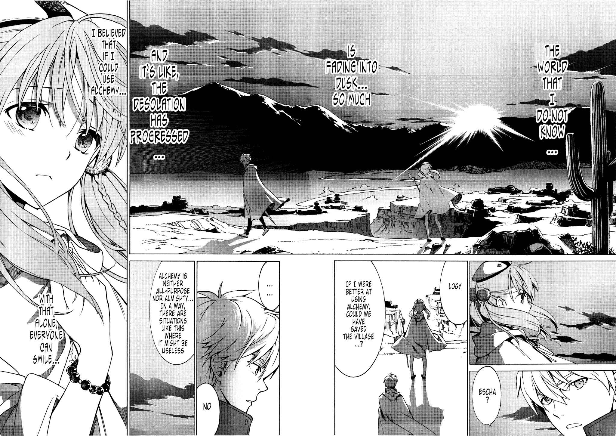 Escha & Logy no Atelier - Tasogare no Sora no Renkinjutsushi Chapter 4 - Page 22