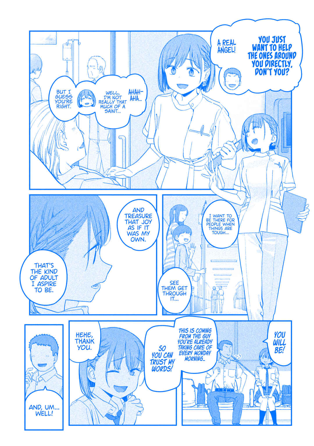 Getsuyoubi no Tawawa (Blue) (Fan Colored) Chapter 70 - Page 12