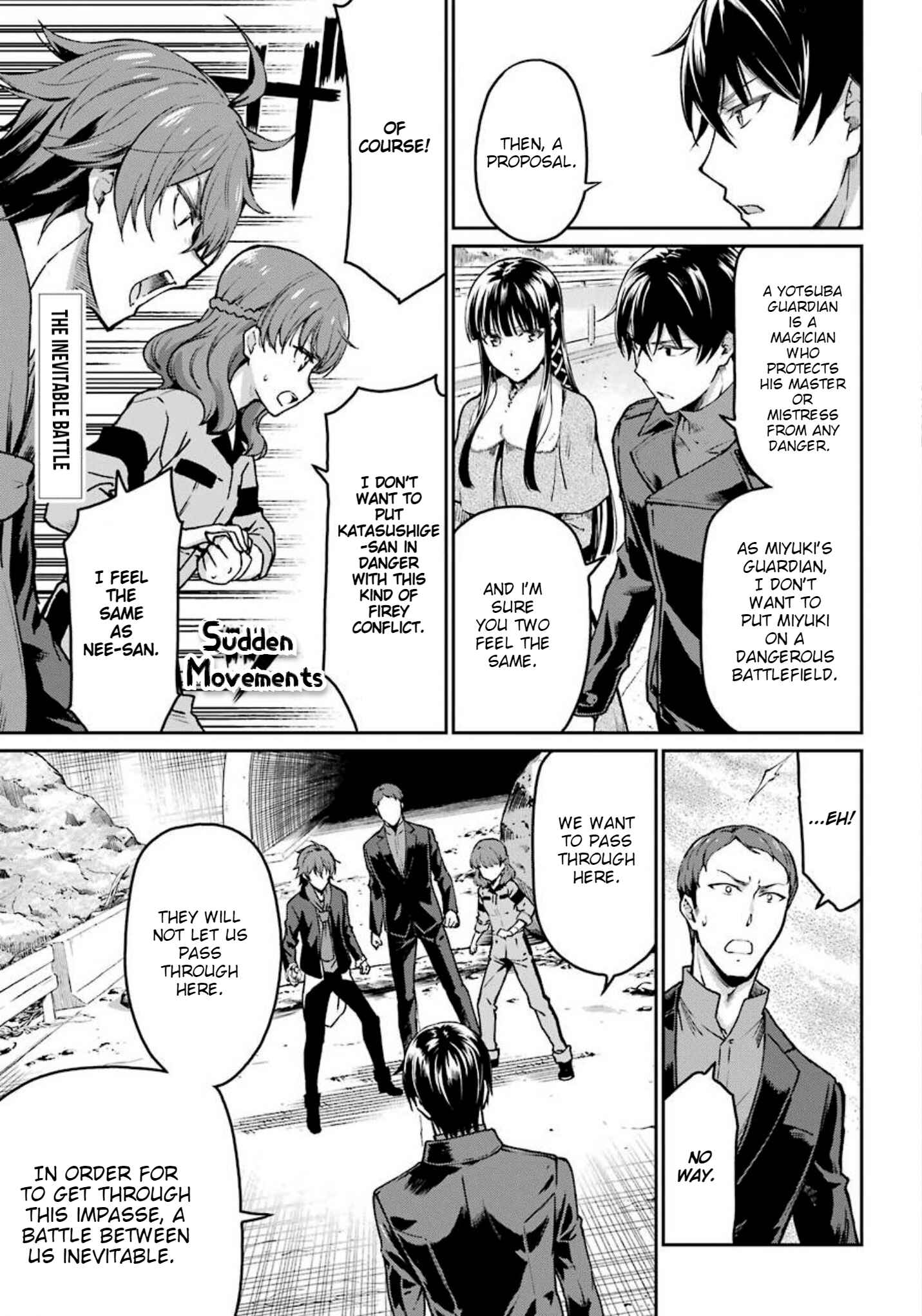 Mahouka Koukou no Rettousei - Yotsuba Keishou-hen Chapter 9 - Page 2