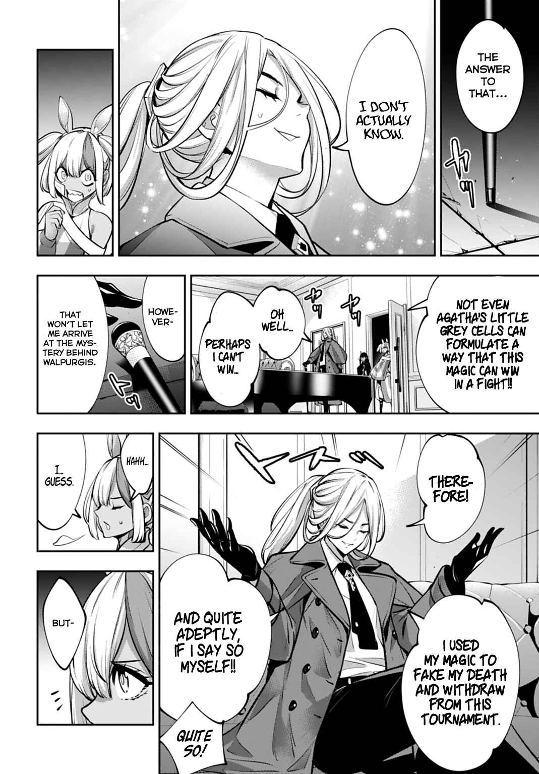 Majo Taisen - 32-nin no Isai no Majo wa Koroshiau Chapter 57 - Page 16