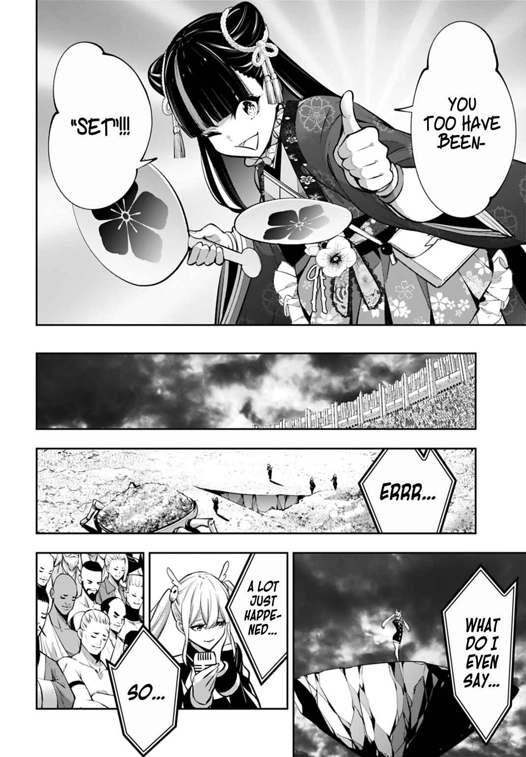 Majo Taisen - 32-nin no Isai no Majo wa Koroshiau Chapter 57 - Page 24