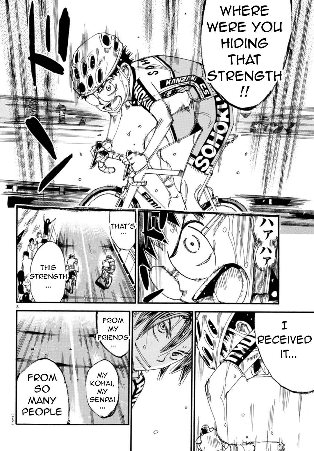 Yowamushi Pedal Chapter 536 - Page 8