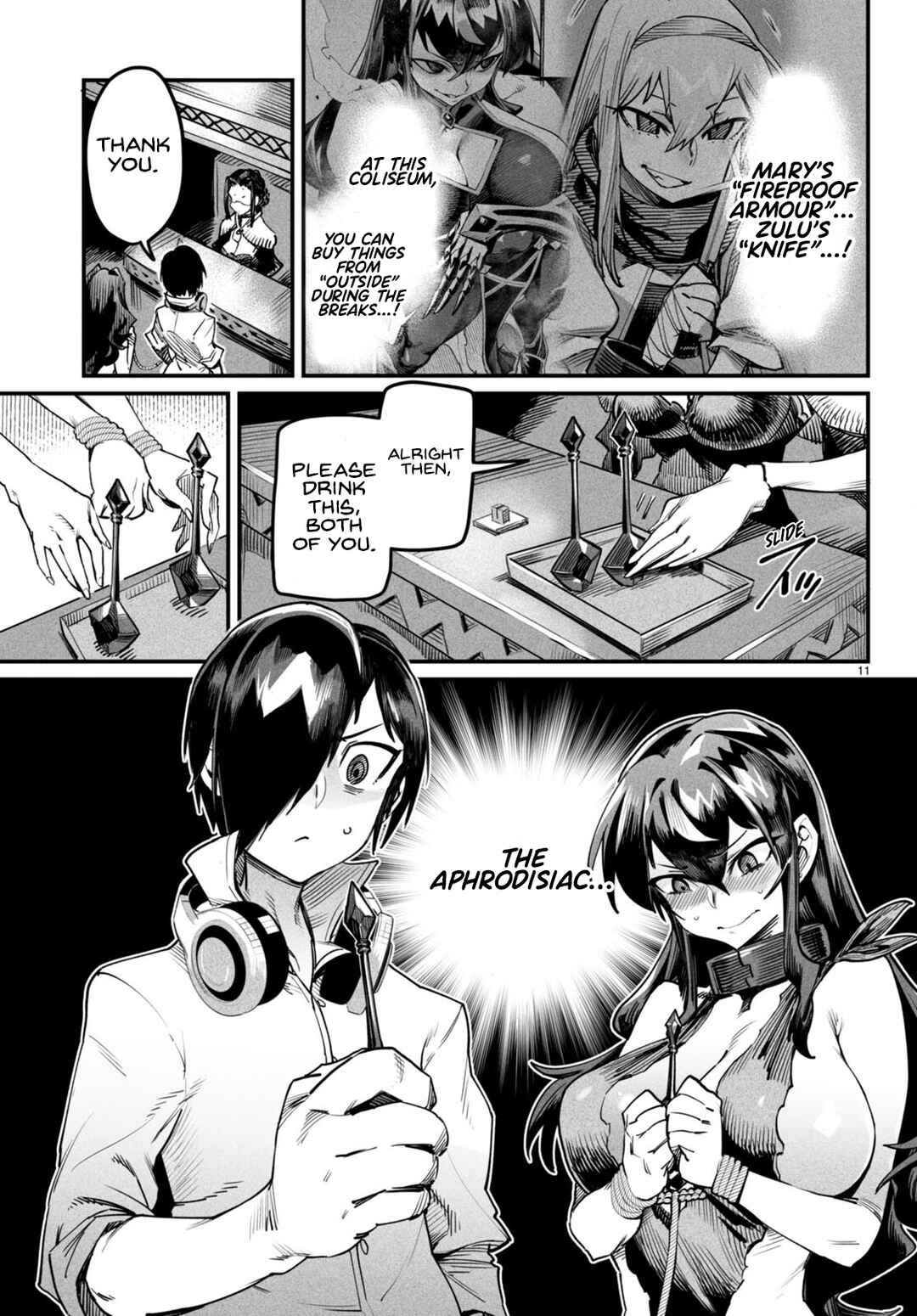 Tensei Coliseum: Saijaku Skill de Saikyou no Onna-tachi o Koryaku Shite Dorei Harem Tsukurimasu Chapter 3 - Page 12