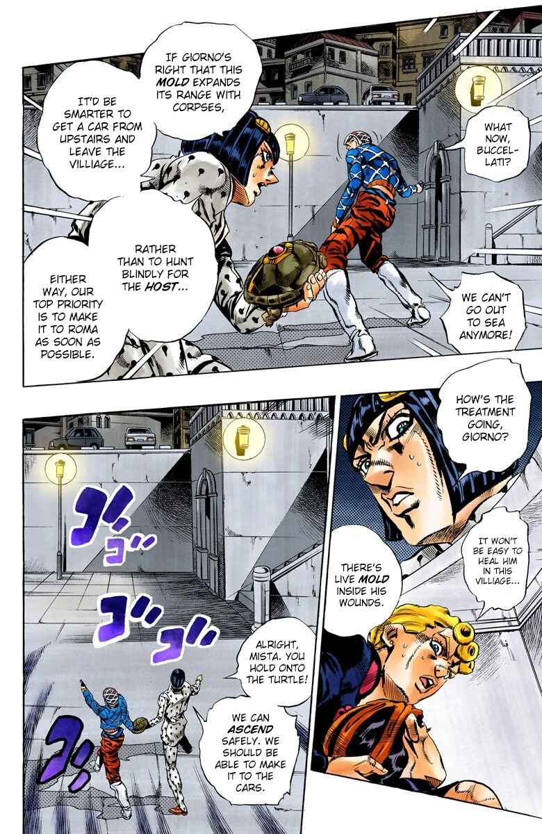 JoJo no Kimyou na Bouken: Part 5 - Ougon no Kaze Color-ban Chapter 115 - Page 11