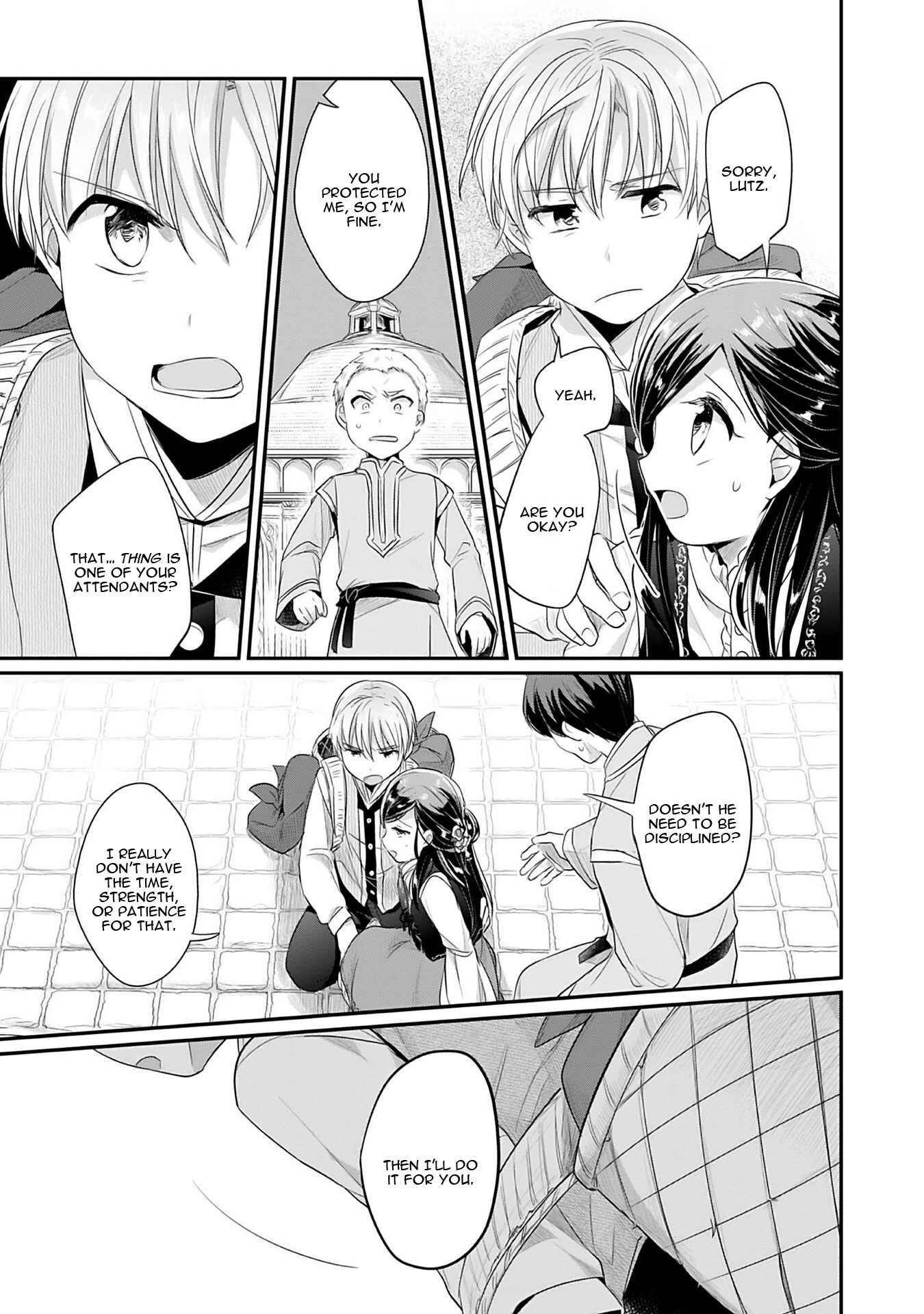 Honzuki no Gekokujou: Shisho ni Naru tame ni wa Shudan o Erandeiraremasen—Dai-2 Bu: Hon no Tamenara Miko ni Naru! Chapter 4 - Page 28