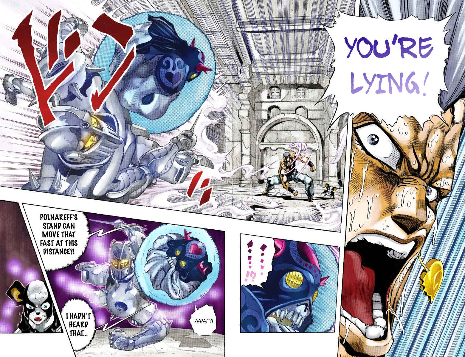 JoJo no Kimyou na Bouken: Part 3 - Stardust Crusaders Color-ban Chapter 127 - Page 10