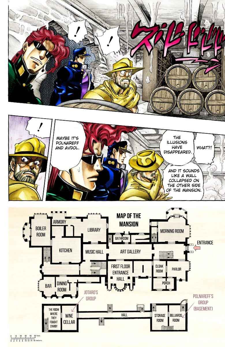 JoJo no Kimyou na Bouken: Part 3 - Stardust Crusaders Color-ban Chapter 127 - Page 13