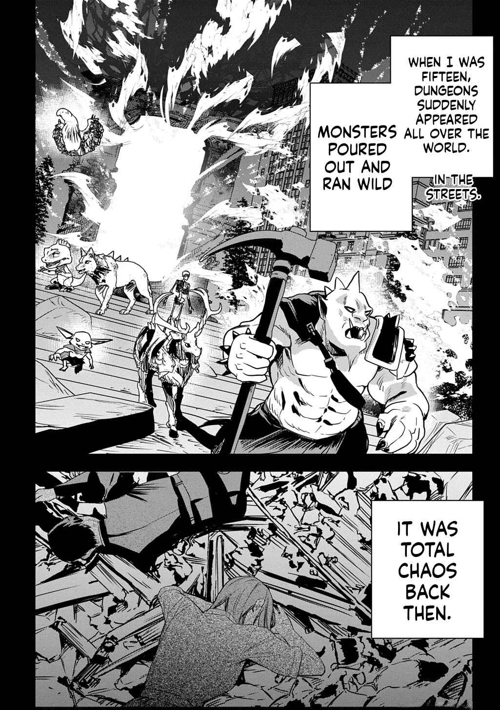 Moto Tansakusha no Ojii-chan: Mago ni Segamarete Dungeon Haishin o Hajimeta njaga, Nazeka Bazuriotta wai Chapter 1 - Page 17