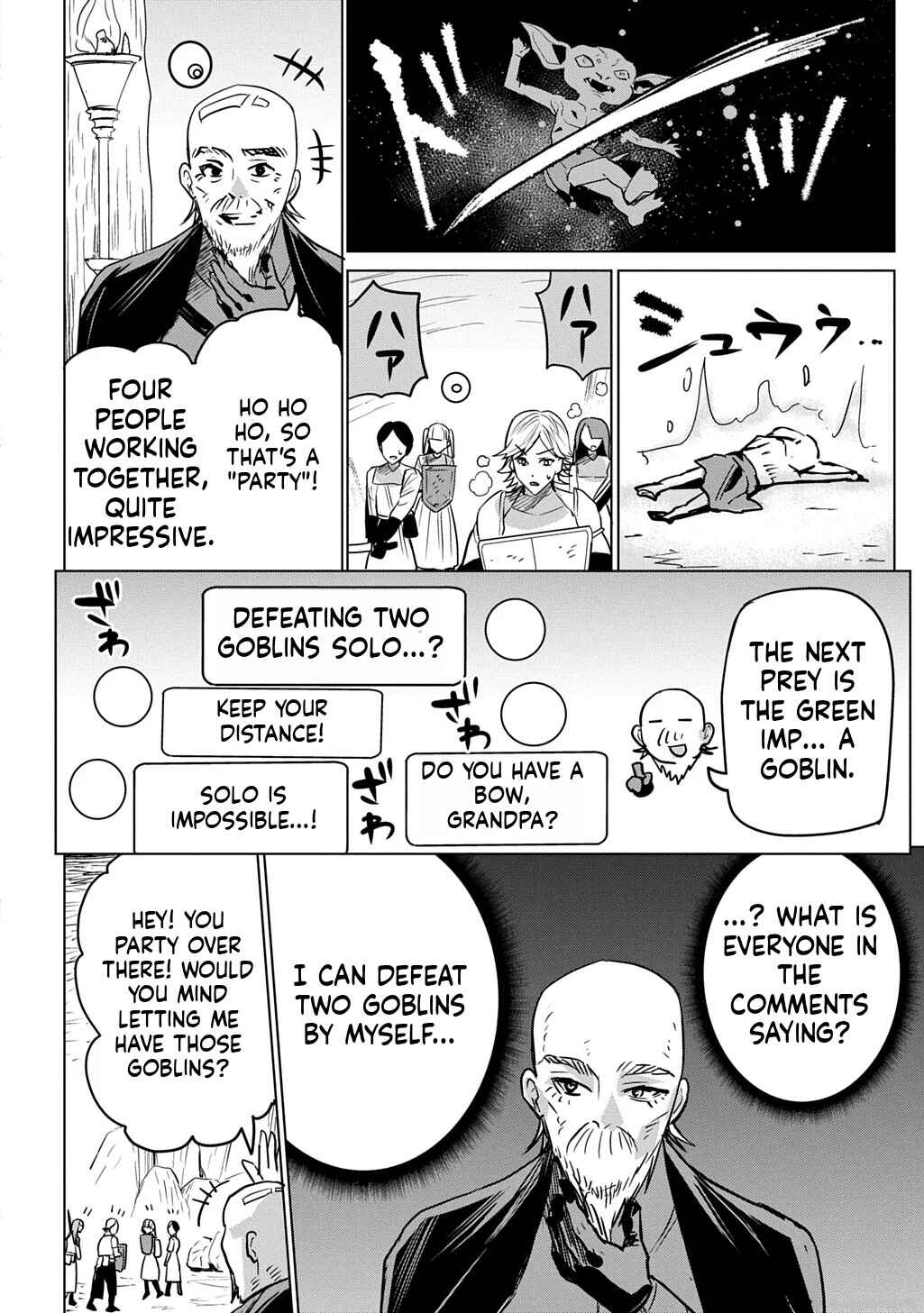 Moto Tansakusha no Ojii-chan: Mago ni Segamarete Dungeon Haishin o Hajimeta njaga, Nazeka Bazuriotta wai Chapter 1 - Page 47