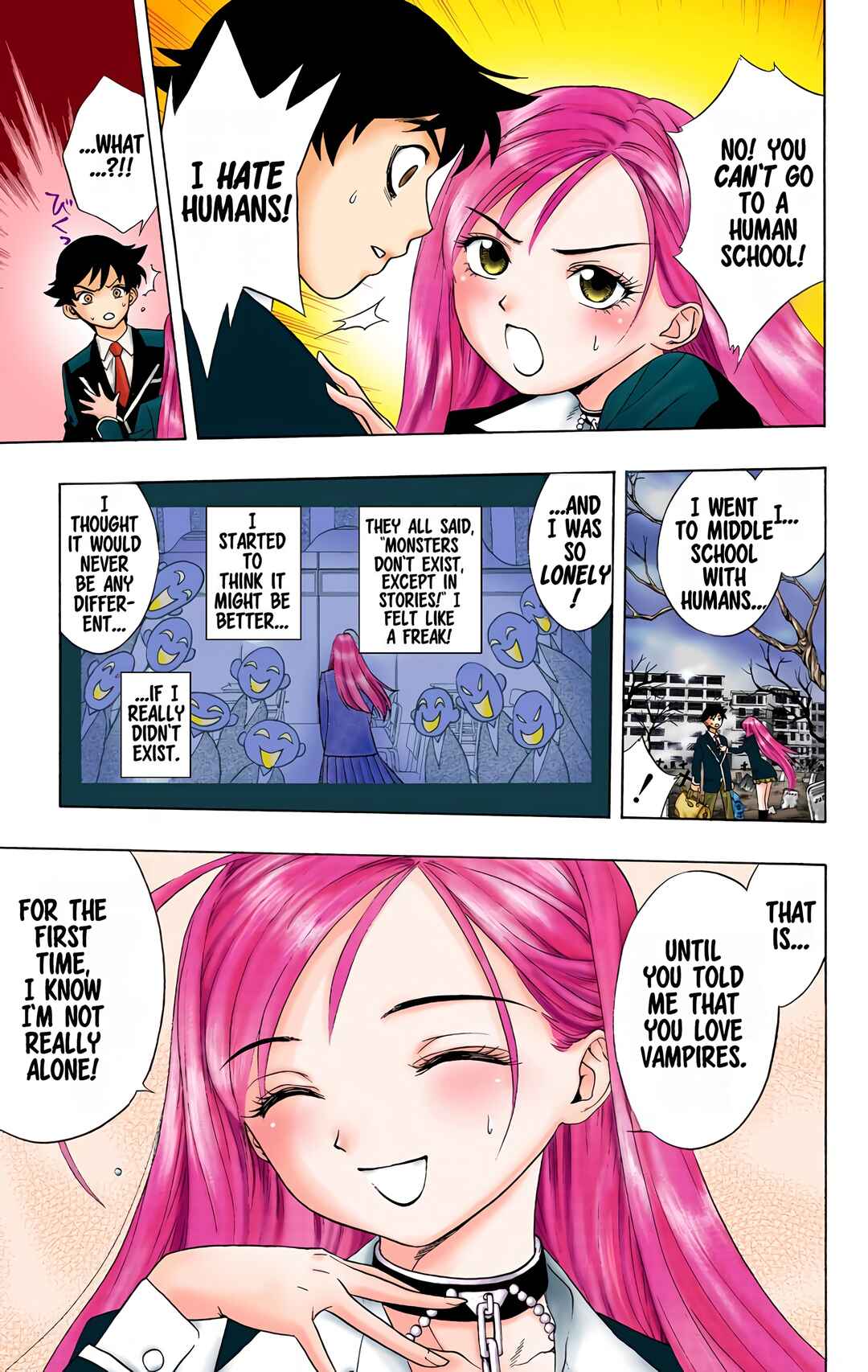 Rosario+Vampire (Official Colored) Chapter 1 - Page 33