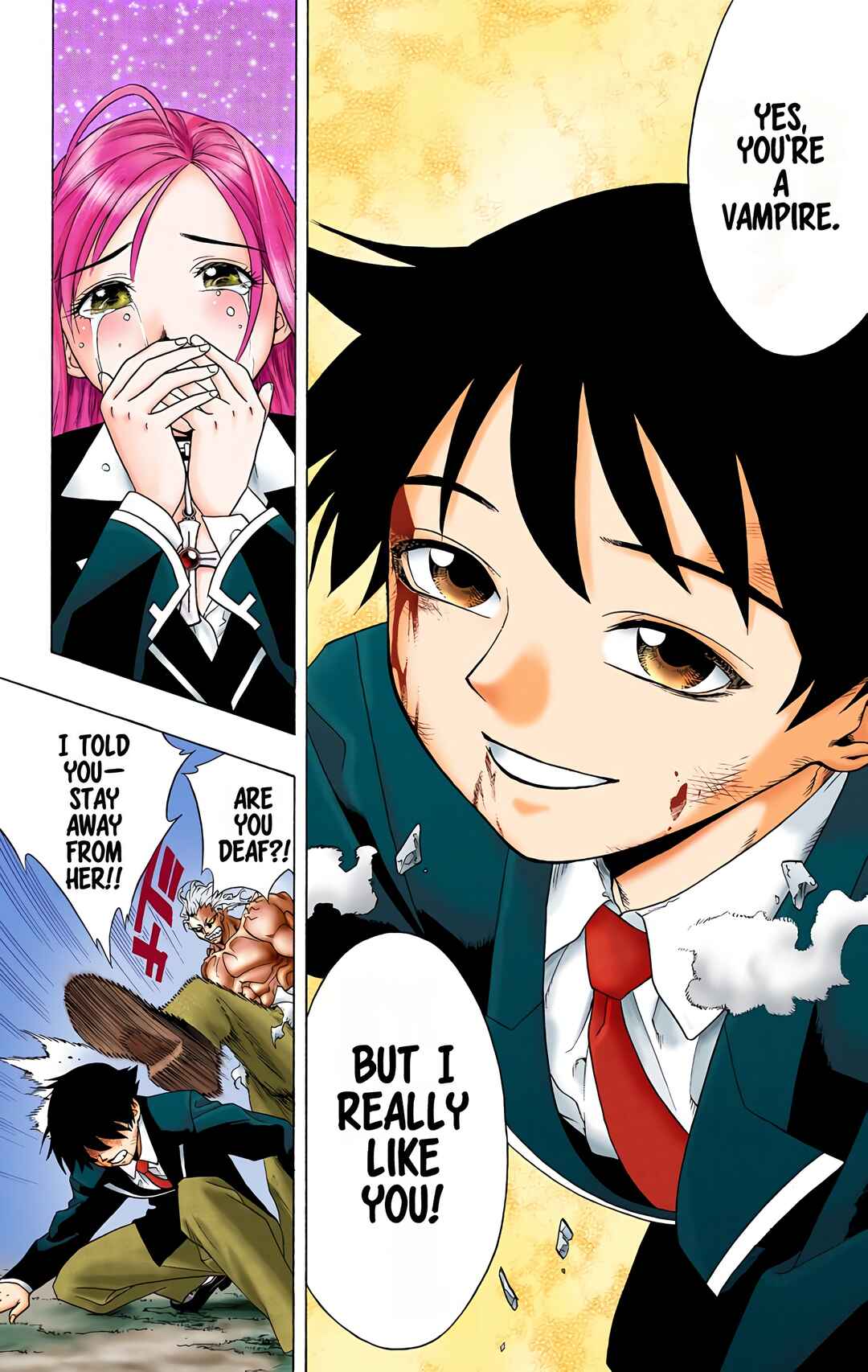 Rosario+Vampire (Official Colored) Chapter 1 - Page 44