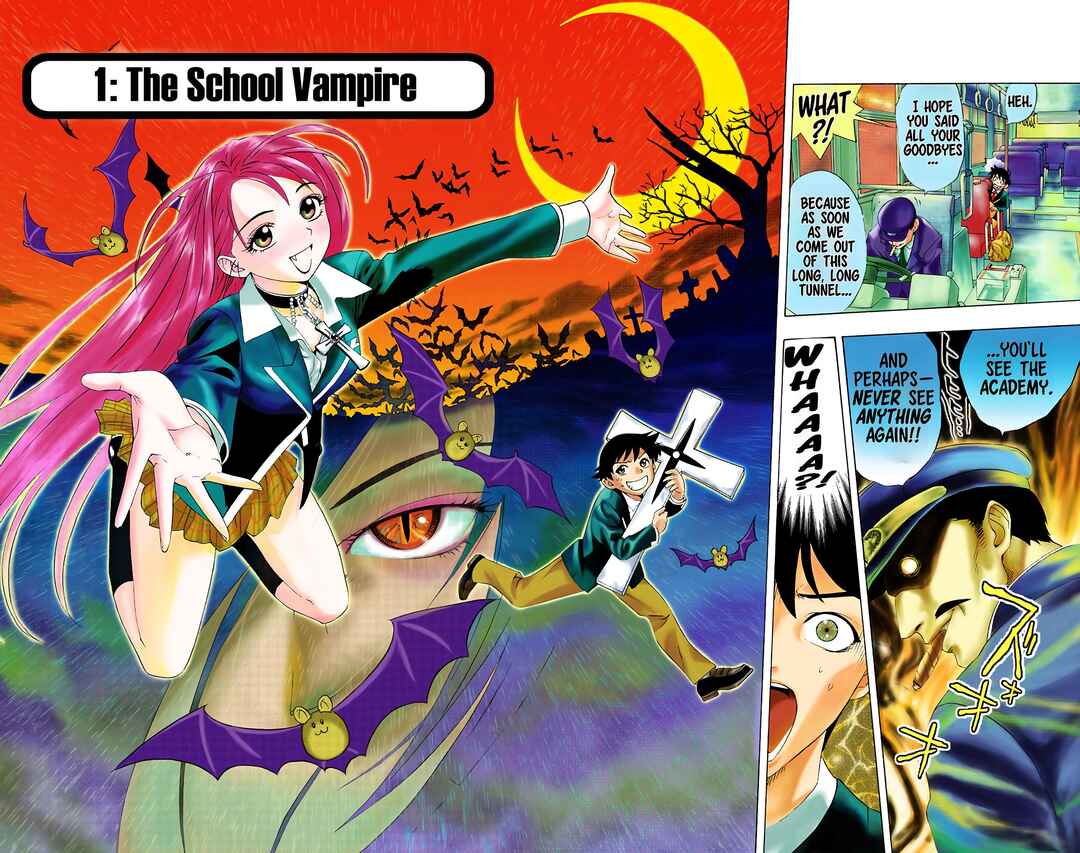Rosario+Vampire (Official Colored) Chapter 1 - Page 5