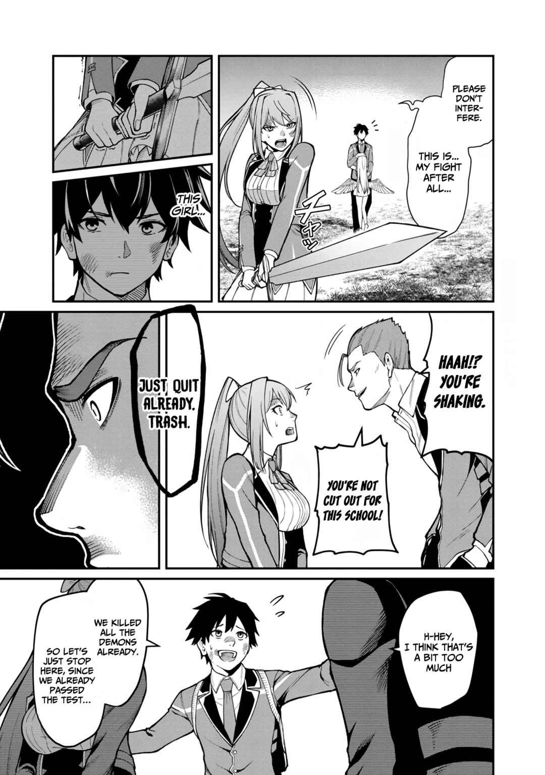 Saikyou no Maou ni Kitaerareta Yuusha, Isekai Kikansha-tachi no Gakuen de Musou Suru Chapter 6 - Page 12