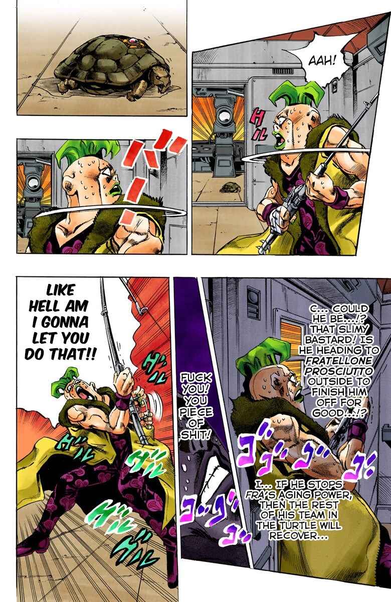 JoJo no Kimyou na Bouken: Part 5 - Ougon no Kaze Color-ban Chapter 58 - Page 10