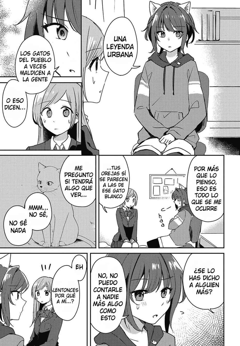 Osananajimi wa, Nyaa to Naite Skirt no Naka Chapter 2 - Page 9