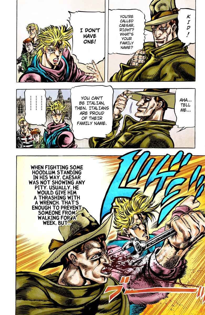 JoJo no Kimyou na Bouken: Part 2 - Sentou Chouryuu Color-ban Chapter 45 - Page 6