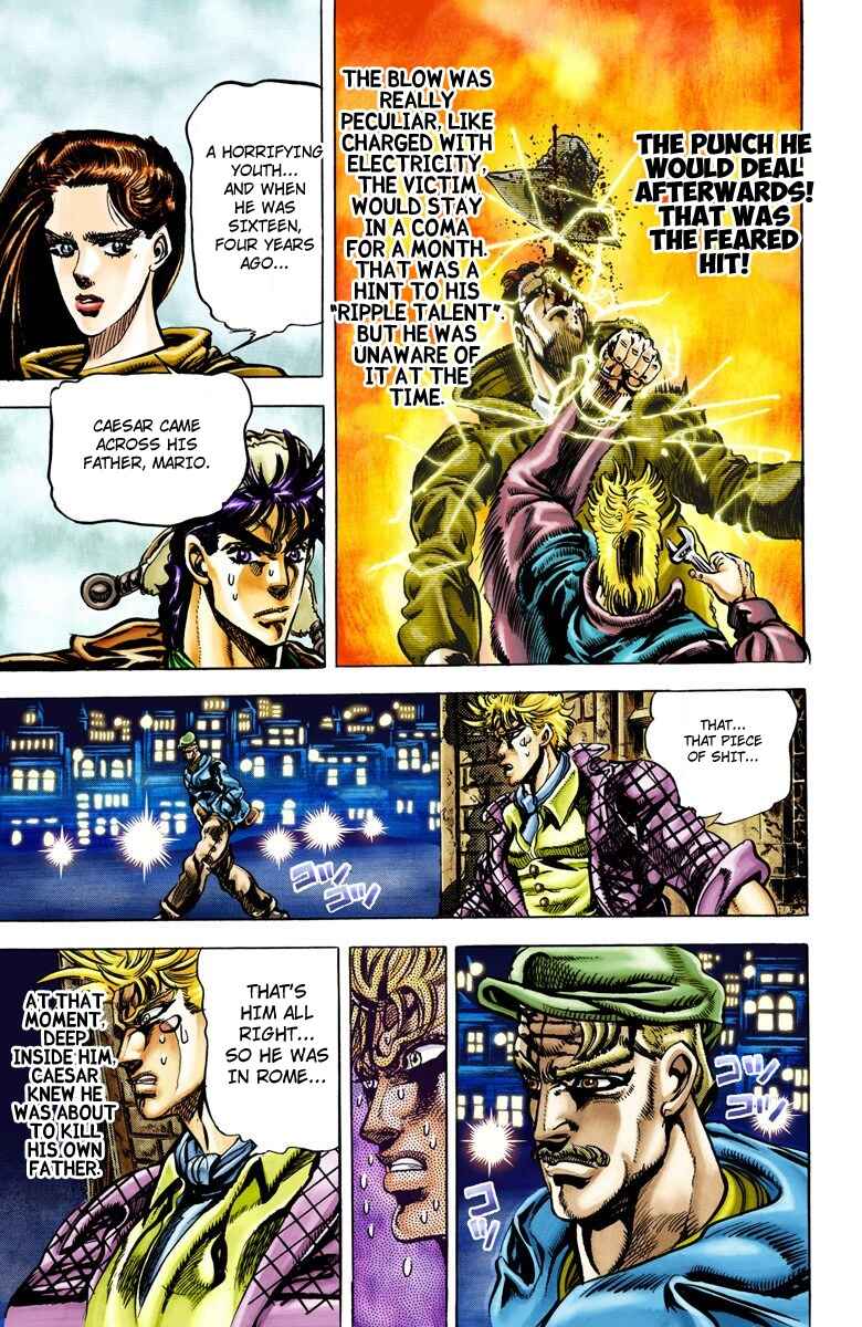 JoJo no Kimyou na Bouken: Part 2 - Sentou Chouryuu Color-ban Chapter 45 - Page 7