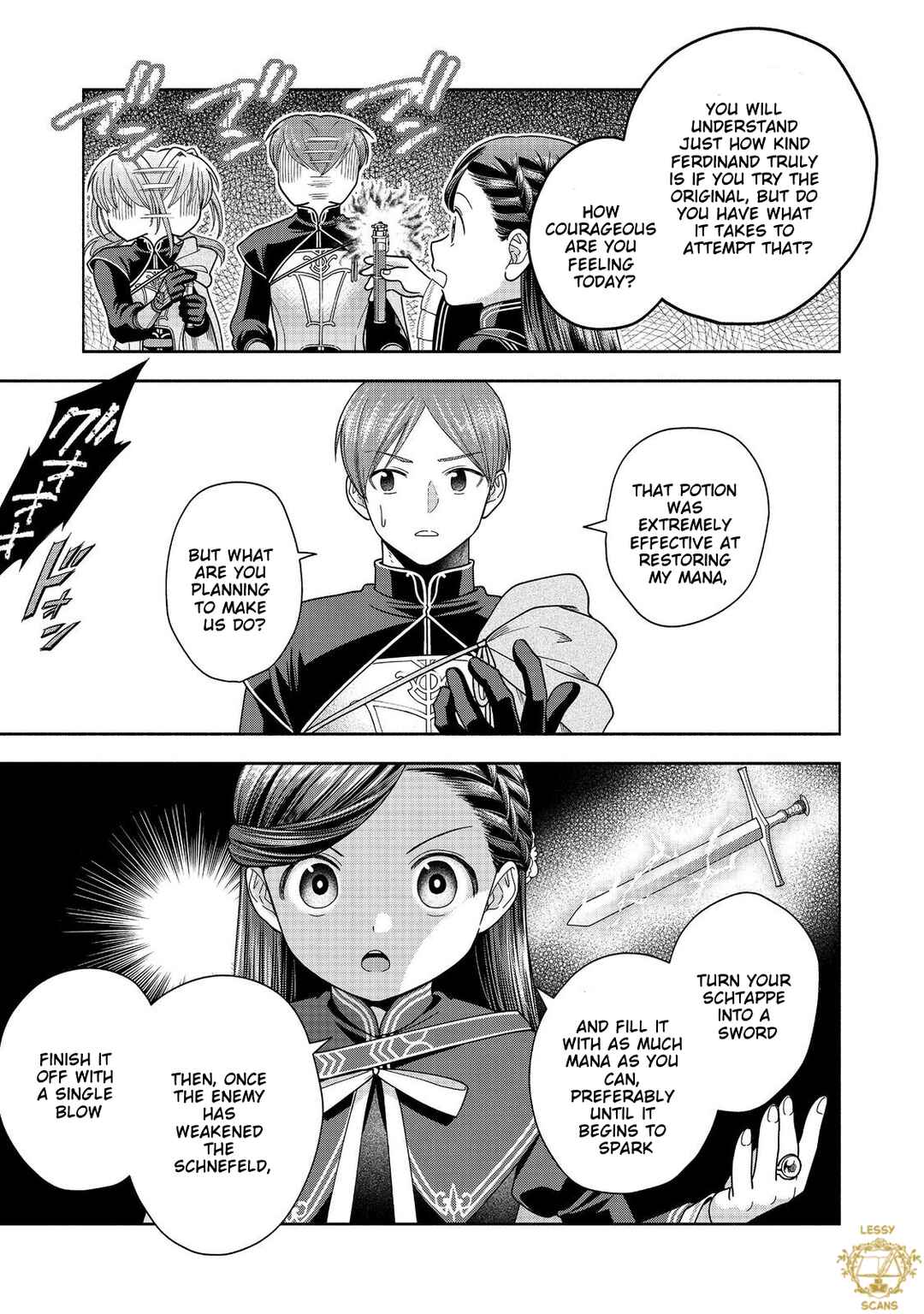 Honzuki no Gekokujou: Shisho ni Naru tame ni wa Shudan o Erandeiraremasen—Dai-4 Bu: Kizokuin no Toshokan o Sukuitai! Chapter 30 - Page 9