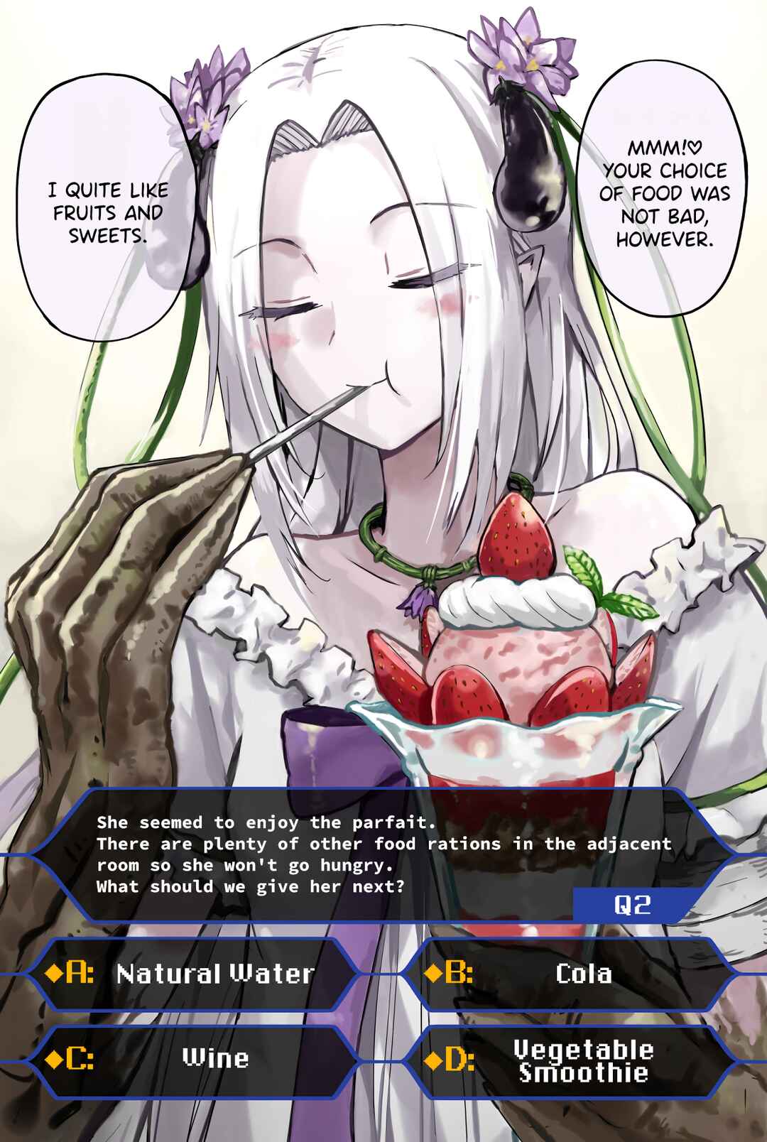 Raising an Eggplant Girl Using Online Polls Chapter 2 - Page 2