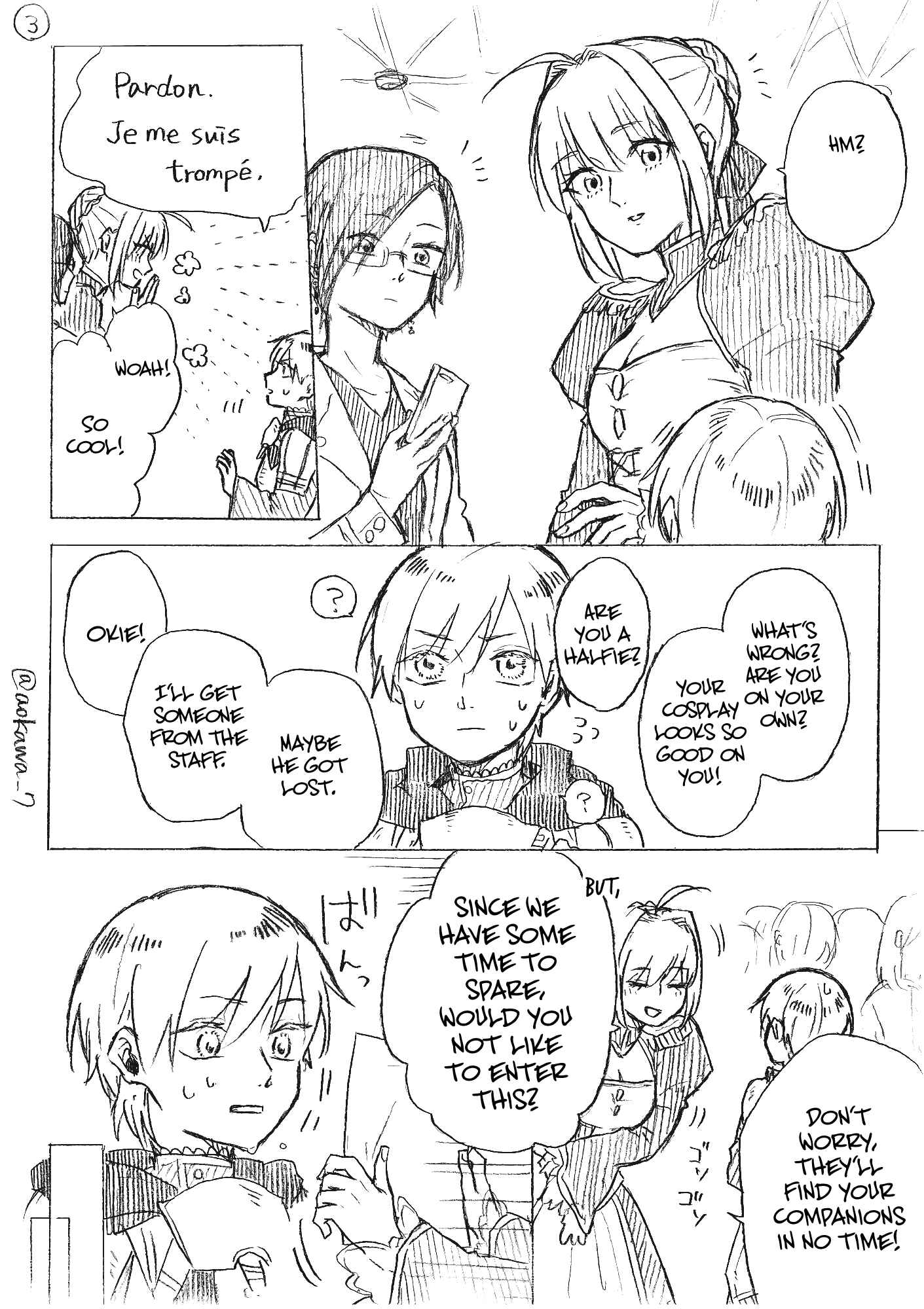Josou Cosplayer ni Otouto ga Dekiru Manga Chapter 4.2 - Page 3