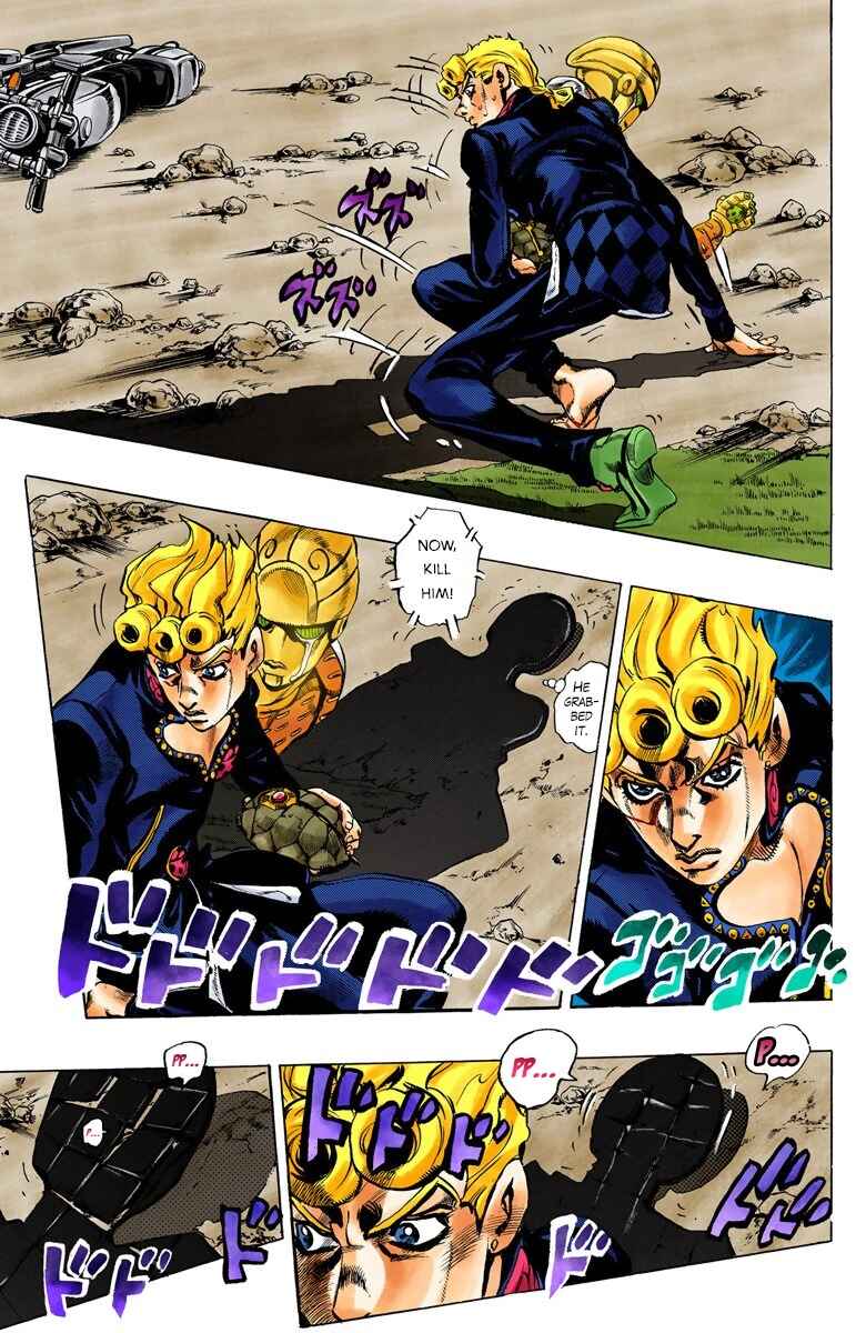 JoJo no Kimyou na Bouken: Part 5 - Ougon no Kaze Color-ban Chapter 66 - Page 10