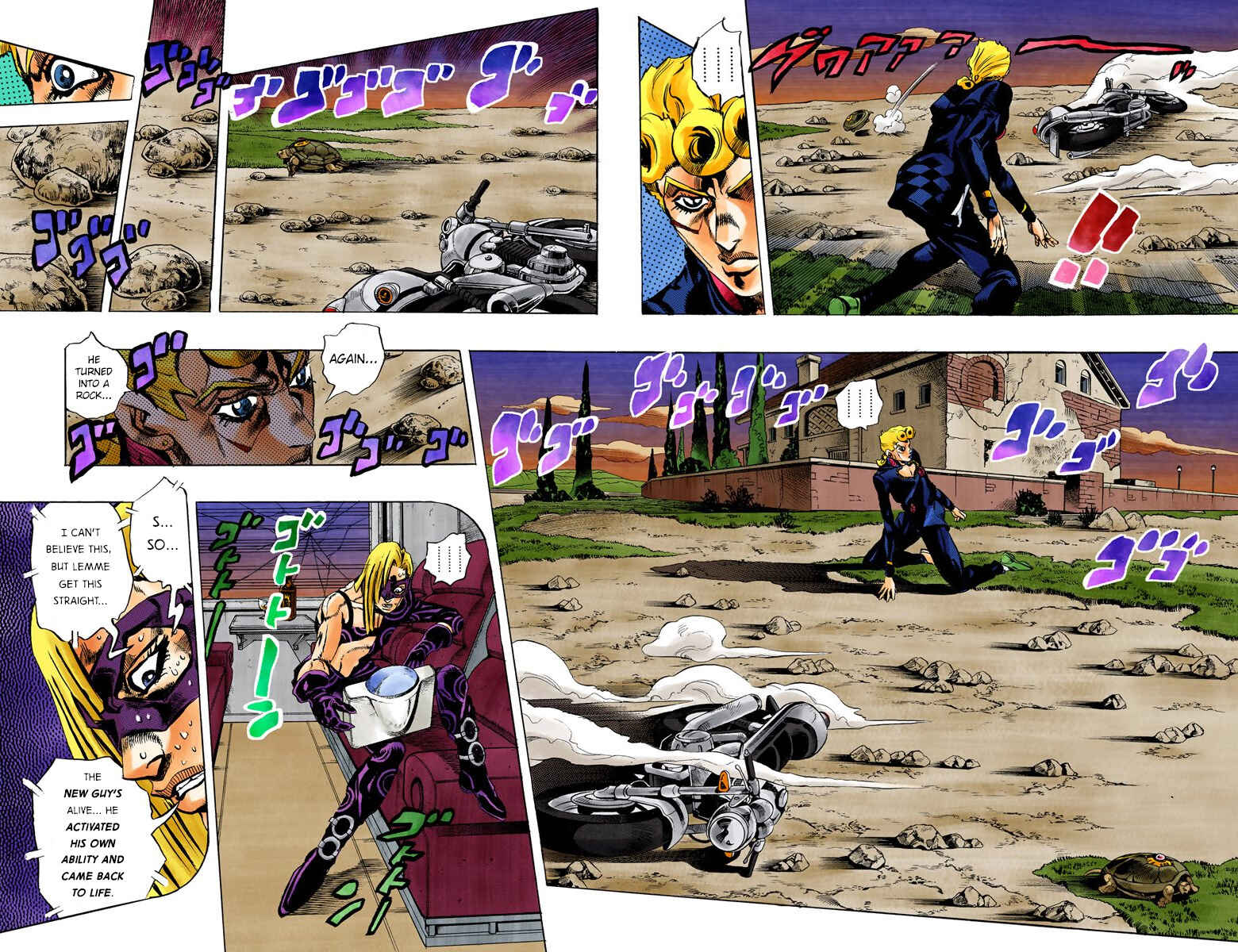 JoJo no Kimyou na Bouken: Part 5 - Ougon no Kaze Color-ban Chapter 66 - Page 6