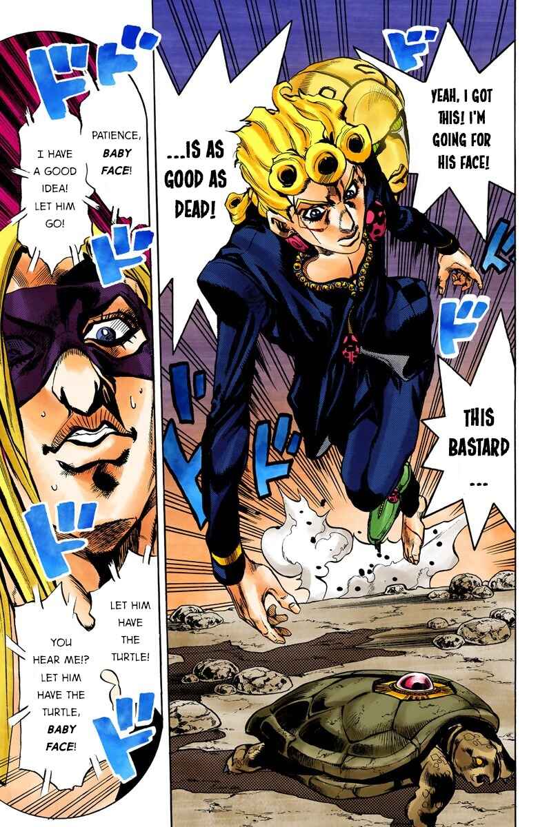 JoJo no Kimyou na Bouken: Part 5 - Ougon no Kaze Color-ban Chapter 66 - Page 8